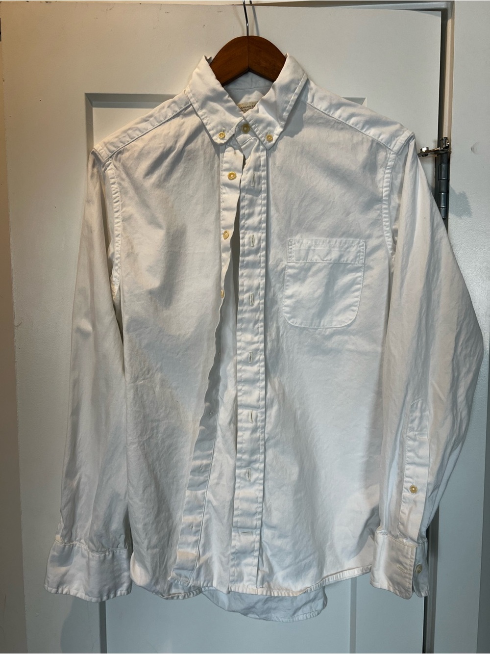 Taylor Stitch x Banana Republic White Oxford 40
